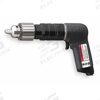 INGERSOLL RAND Air-Powered Drill: 1/2 in Chuck, Heavy Duty, 900 RPM, 0.75 hp - Pistol-Grip Air-Powered Drills