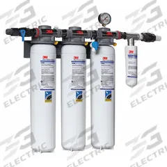 3M Water Filtration System: 0.2 micron, 15 gpm, NPT, 24 1/8 in Overall Ht, 162,000 gal (MPN 5624102). Key specifications — Brand: 3M; Reduces: Sediment; Filter Media: Activated Carbon.