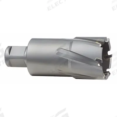 MILWAUKEE Annular Cutter: 1 5/8 in Cutter Dia, 2 in Max Cutting Dp, Bright, Carbide - Carbide-Tipped Annular Cutters for Toughest Materials