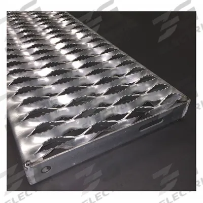 APPROVED VENDOR Ladder Step Tread: Stair Tread, Serrated - Stair Treads & Channels