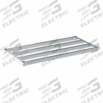 NEW AGE INDUSTRIAL Shelf: 48 in x 24 in, Ventilated Shelf, 1,100 lb Shelf Capacity, 13 ga - Shelves for Aluminum Open Metal Shelving