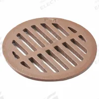 JAY R. SMITH MFG. CO Strainer: A, Round, 7 7/8 in Overall Dia, 3/4 in Overall Ht, Cast Iron, Tan (MPN 2110CIG). Key specifications — Finish: Duco-Coated; Brand: JAY R. SMITH MFG. CO; Color Family: Brown.