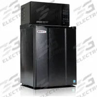 MICROFRIDGE Refrigerator and Microwave: 2.3 cu ft Total Capacity, Black, 700 W Microwave Watt (MPN 2.3MF4-7B1CB). Key specifications — Energy Star Certified: Yes; Defrost: Automatic; Brand: MICROFRIDGE.