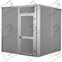 PORTA-KING Modular Wall Enclosure: 8 ft x 8 ft x 8 ft, 60 sq ft Int Area, STC 34 (MPN SRE88). Key specifications — Brand: PORTA-KING; Sound Transmission Coefficient: STC 34; Wall Material: Steel-Covered Drywall; Assembled: Unassembled.