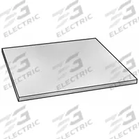 ABS Sheet: 0.125 in Thick, 4 ft x 4 ft, Opaque, Black, 6,000 psi Tensile Strength, 12 kJ/m2 (MPN 1ZBT8). Key specifications — Clarity: Opaque; Impact Strength: 12 kJ/m2.