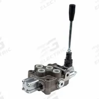 HYDRO CUSTOM Hydraulic Directional Control Valve: Four-Way / Three Positions, Tandem Center (MPN 228906). Key specifications — attr1017968: HYDRO CUSTOM; attr1017969: Tandem Center; attr1018005: Spring Center.