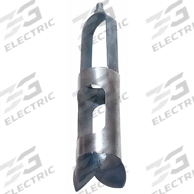 AMS Mud Auger Head: Carbon Steel Bail/Stainless Steel Cylinder, 3 1/4 in Overall Dia - Soil Auger Accessories