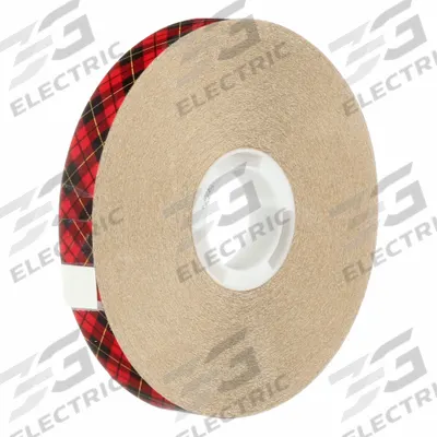 3M Transfer Tape: 1/2 in Wd, 11 yd Lg, 2 mil Thick, Kraft Paper, Acrylic - Reverse-Wound Adhesive Transfer Tape
