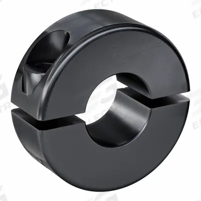 RULAND MANUFACTURING Shaft Collar: 2-Piece, Metric, Round, Clamp-On, 12 mm Bore Dia - Steel Shaft Collars