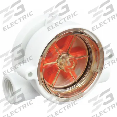 GEMS SENSORS Flow Indicator: Rotor, Polypropylene, 1/4 in FNPT, 1/4 in Connection Size - Flow Sights with Indicator