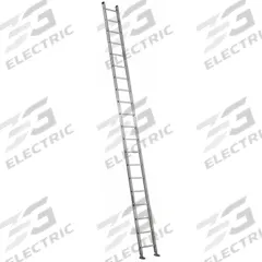 LOUISVILLE LADDER Straight Ladder: 20 ft Ladder Size, Aluminum, 300 lb Load Capacity, 42 lb Wt (MPN AE2120). Key specifications — Color: Silver; Brand: LOUISVILLE LADDER; Included Features: Mar-Resistant End Caps; Shoe Type: Swivel Safety.