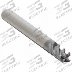 WIDIA HANITA Square End Mill: Carbide, AlTiN Coated, 4 Flute, 3/16" Mill Dia, 5/16" LOC, 1-1/2" OAL (MPN 4V4505000ST)