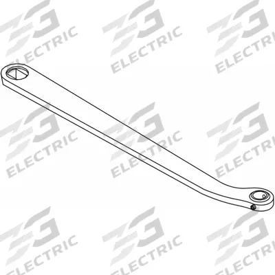 LCN Door Closer Arm: Bronze (MPN 2030-3077T LH DKBRZ) - Replacement Arms