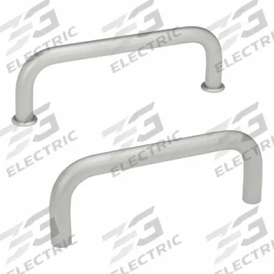 JW WINCO Pull Handle: Threaded Holes, Stainless Steel, Silver, 0.47 in - Corrosion-Resistant Load-Rated Pull Handles