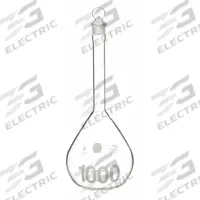 KIMBLE Volumetric Flask: 1 L, Colorless, Conical, A, +/-0.30 mL, Includes Closure, 335 mm Overall Ht (MPN 92812G-1000). Key specifications — Shape: Conical; Tolerance: +/-0.30 mL; Body Color: Colorless; Brand: KIMBLE; Compatible with Stopper Size: 22; USP Specification: Type I.