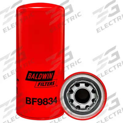 BALDWIN FILTERS Fuel Filter: Spin-On, 3 11/16 in Outside Dia, 1 1/4"-12 Thread Size, Cellulose - Spin-On Fuel Filters