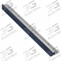 NATIONAL GUARD Door Weatherstripping: Flat Insert, 8 ft Lg, 1 1/2 in Wd, 2 in Ht (MPN 108NA-96). Key specifications — Insert Material: Neoprene; Flange Material: Aluminum; Brand: NATIONAL GUARD.
