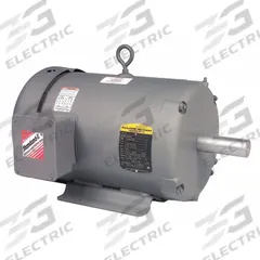 BALDOR General Purpose Motor: Rigid Base Mount, Totally Enclosed Fan Cooled, 3/4 hp, 1,140 RPM (MPN M3543T). Key specifications — Brand: BALDOR; Nameplate Voltage @ 60 Hz: 230V AC; Full Load Current @ 60 Hz: 1.5/3/3.3 A; Nameplate RPM @ 60 Hz: 1,140 RPM; Motor Enclosure: TEFC.