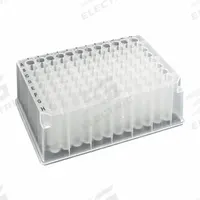 MTC BIO Deep-Well Well Plate: Non-Sterile, 96 Wells, 2 mL, 8.5 mm Dia, RNase/DNase Free, Round (MPN D3096-37). Key specifications — Brand: MTC BIO; Body Color: Colorless; RNase/DNase Free: Yes; Well Shape: Round; Material: Polypropylene.