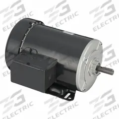 U.S. MOTORS Metric Motor: Rigid Base Mount, Totally Enclosed Fan Cooled, 1 hp, 208-230/460V AC (MPN T1P2AH). Key specifications — Brand: U.S. MOTORS; Nameplate Voltage @ 60 Hz: 208-230/460V AC; Full Load Current @ 60 Hz: 3.3-3.2/1.5 A; Nameplate RPM @ 60 Hz: 1,725 RPM; Motor Enclosure: TEFC.
