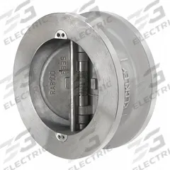 KECKLEY Check Valve: Double Disc, Inline Valve Body, 2 1/2 in Pipe Size, Wafer, Carbon Steel, Wafer (MPN DD2R-CS-361IX-250). Key specifications — Brand: KECKLEY.