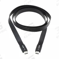 EATON TRIPP LITE Usb Cable: Type C End 1, Type C End 2, Black, 1.3 ft Lg, USB Cable (MPN U420-16N-G25AFL). Key specifications — End 1 Connection Type: Type C; Color: Black; Brand: EATON TRIPP LITE; Jacket Material: TPE; Product Type: USB Cable; End 2 Connection Type: Type C.