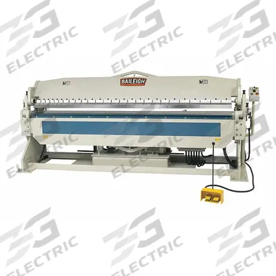 BAILEIGH INDUSTRIAL Sheet Metal Brake: Foot Pedal/Hand Lever Actuation + Finger - Hydraulic Box & Pan Brakes