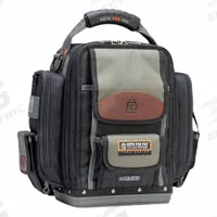VETO PRO PAC Tool Bag: 15 in W 8 in D 15 in H, Ballistic Polyester/Polypropylene, Black/Brown/Gray (MPN MB5B). Key specifications — attr1116432: VETO PRO PAC; attr1116408: Brown.