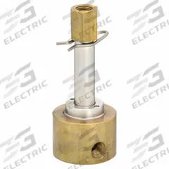 DAYTON Solenoid Valve Body: 3-Way, Normally Closed, 1/8 in Pipe Size, Brass Body, NBR Seal (MPN 016655). Key specifications — Pipe Size: 1/8 in; Brand: DAYTON; Operating Environment: Indoor.