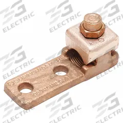 BURNDY Wire Connector: 3/0 AWG – 4/0 AWG Wire Sizes, 1/2 in Stud Size, Unplated Copper Lug Body (MPN QA282N). Key specifications — Brand: BURNDY; For Wire Material: Copper; Maximum Stranded Copper Wire Size: 4/0 AWG; Minimum Stranded Copper Wire Size: 3/0 AWG; Lug Material: Unplated Copper.