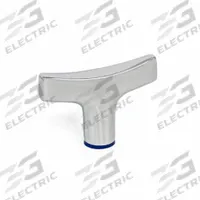 JW WINCO Hand Knob: T, Stainless Steel, M10x1.5 Thread, 0.5469 in Thread Lg, 3.94 in Dia (MPN 5064-100-M10-PL-H). Key specifications — Brand: JW WINCO; Finish: Polished.