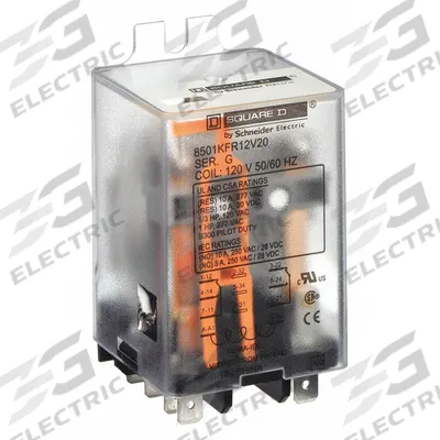 SCHNEIDER Flange Mount Relay: Surface (Side Flange) Mounted, 10 A Current Rating - Surface-Mounted Relays
