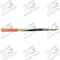 CHAINFLEX Motor Cable: 10 AWG, 4 Conductors, Order by the Foot, PUR Jacket, 1,000 V (MPN CF895-60-04). Key specifications — Conductor Material: Copper; Conductor Configuration: Single; Minimum Bend Radius Factor - Fixed: 8 x OD; Minimum Bend Radius Factor - Flexible: 12 x OD; Includes Ground: Yes; Minimum Bend Radius Factor - E-Chain: 15 x OD; Resistance Properties: UV/Sunlight Resistant; Standards: CSA.