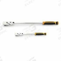 GEARWRENCH Hand Ratchet Set: Pear, Reversible, 9 in_15 1/2 in Overall Lg, 3° Min Arc Swing (MPN 81381). Key specifications — attr1205598: Reversible; attr1205605: Quick-Release Not Included; attr1205607: Pear; attr1205624: GEARWRENCH.