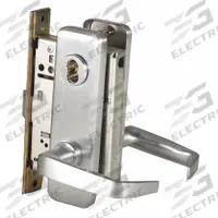 BEST Door Lockset: Classroom Lever Locksets, Chrome, ADA Compliant, Interchangeable Core (MPN 45H7R15J626LHRB). Key specifications — Ligature Resistance: Not Ligature-Resistant; Brand: BEST; Lockset Function ANSI Code: F05; Visual Indicator Message: No Message; Lockset Style: 40H Escutcheon; ADA Compliant: Yes; Finish: Satin Chromium-Plated : Stainless Steel.