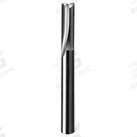 ONSRUD Solid Router Bit: Straight V-Flute, 2 Flute, 1/2" Cut Dia, 2-1/8" LOC (MPN 56-164)