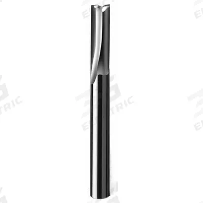 ONSRUD Solid Router Bit: Straight V-Flute, 2 Flute, 1/2" Cut Dia, 2-1/8" LOC (MPN 56-164) - Straight V-Flute Router Bits for Plastics