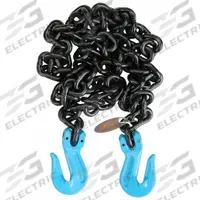 B/A PRODUCTS CO. Chain Slings: 1/2 in Overall Hook Size, 100, 10 ft Overall Lg, Black, Steel, Black (MPN G10-1210SGG). Key specifications — Material: Steel; Grade: 100; Hook Type: Cradle Grab; Attachment Style: Grab Hook; Color: Black; Brand: B/A PRODUCTS CO.; Equipment Color: Black.