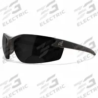 EDGE EYEWEAR Safety Glasses: Smoke Lens, Half-Frame, Metal Detectable, Black Frame, Zorge G2 Series (MPN DZ116-2.0-G2). Key specifications — Brand: EDGE EYEWEAR; Frame Color: Black; Lens Color: Smoke.