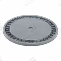 BASCO Pail Lid: Snap-On, 12 1/4 in Overall Dia, Gray, Plastic, FDA Compliant, 12 1/4 in Dia. (MPN ROP2100CVR-SN-GRAY). Key specifications — attr1265148: Not Rated; attr1188872: BASCO; attr1265149: Not Rated; attr1188855: 55KY99; attr1188854: Plastic.