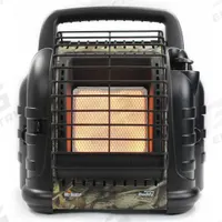 MR. HEATER Portable Gas Tabletop Heater: 12,000 BtuH Heating Capacity Output, 300 sq ft Heating Area (MPN MH12HB-F232035). Key specifications — Housing Color: Camo; Body Shape: Rectangular; Brand: MR. HEATER; Overall Dimensions - H x W x D: 14-1/4 in x 9 in x 14-1/4 in.