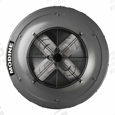 MODINE Ceiling Fan: 6,500 cfm Airflow, 27 in Blade Dia, Variable Speeds, 115V AC - Industrial Vertical Recirculation Fans