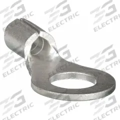 GRAINGER Ring Terminal: Bare, #8 Stud Size, 22 AWG to 16 AWG Wire Sizes, 600 V, Butted Barrel & Seam (MPN 5WHG0). Key specifications — Brand: GRAINGER.