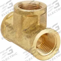 APPROVED VENDOR Metal Pipe Tee: Tee, 1/2 in x 1/2 in x 1/2 in, 1,000 psi, 2 1/8 in Lg, CA2745 Brass (MPN 706201-08). Key specifications — Maximum Operating Pressure: 1,000 psi.