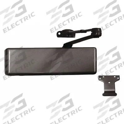 LCN Door Closer: Parallel Mounting Type, Grade 1 - Heavy Duty, Bronze, 10 3/8 in Lg - Parallel Arm-Mount Door Closers