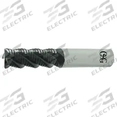 OSG Roughing End Mill: Carbide, TiAlN Coated, 4 Flute, 3/4" Mill Dia, 7/8" LOC, 0.06" Rad (MPN 20151911)