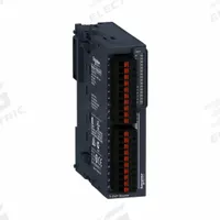 SCHNEIDER ELECTRIC Discrete Output Module: SoMachine-Network, (16) PNP Out (MPN TM3DQ16TG). Key specifications — Manufacturer Part Number: TM3DQ16TG; Power Required: 24V DC; Product Type: Discrete Output Module; Series: Modicon TM3; Number and Type of Outputs: (16) PNP; Mounting Style: Panel.