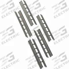 SQUARE D Terminal Block Mounting Track: NEMA, Std, 4 in Overall Lg, Steel, 0.22 in Overall Ht (MPN 9080GH104). Key specifications — Channel Description: Standard; Manufacturer Part Number: 9080GH104; Channel Type: NEMA; Brand: SQUARE D; Material: Steel.