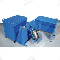 MORSE Drum Safety Enclosure: 66.88 in x 35.63 in x 35.28 in, 7.33 ft Door Opening Wd, Steel, 115V AC (MPN GEK-2-305-1). Key specifications — Phase: Single; Compatible Machine Model Number: 2-305-1; Body Material: Steel; Color: Blue; Operating Voltage: 115V AC; Brand: MORSE.