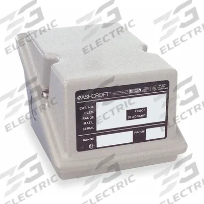 ASHCROFT Pressure Switch: 1.5 psi – 15 psi, LP Series, 4 Pressure Connection Ports - Hazardous-Location Machine Tool Pressure Switches
